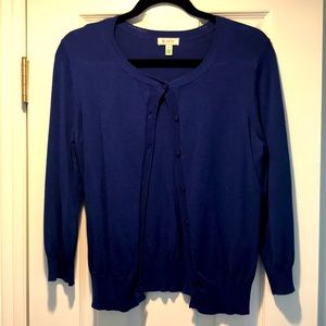 Susina Royal Blue Cardigan - size S